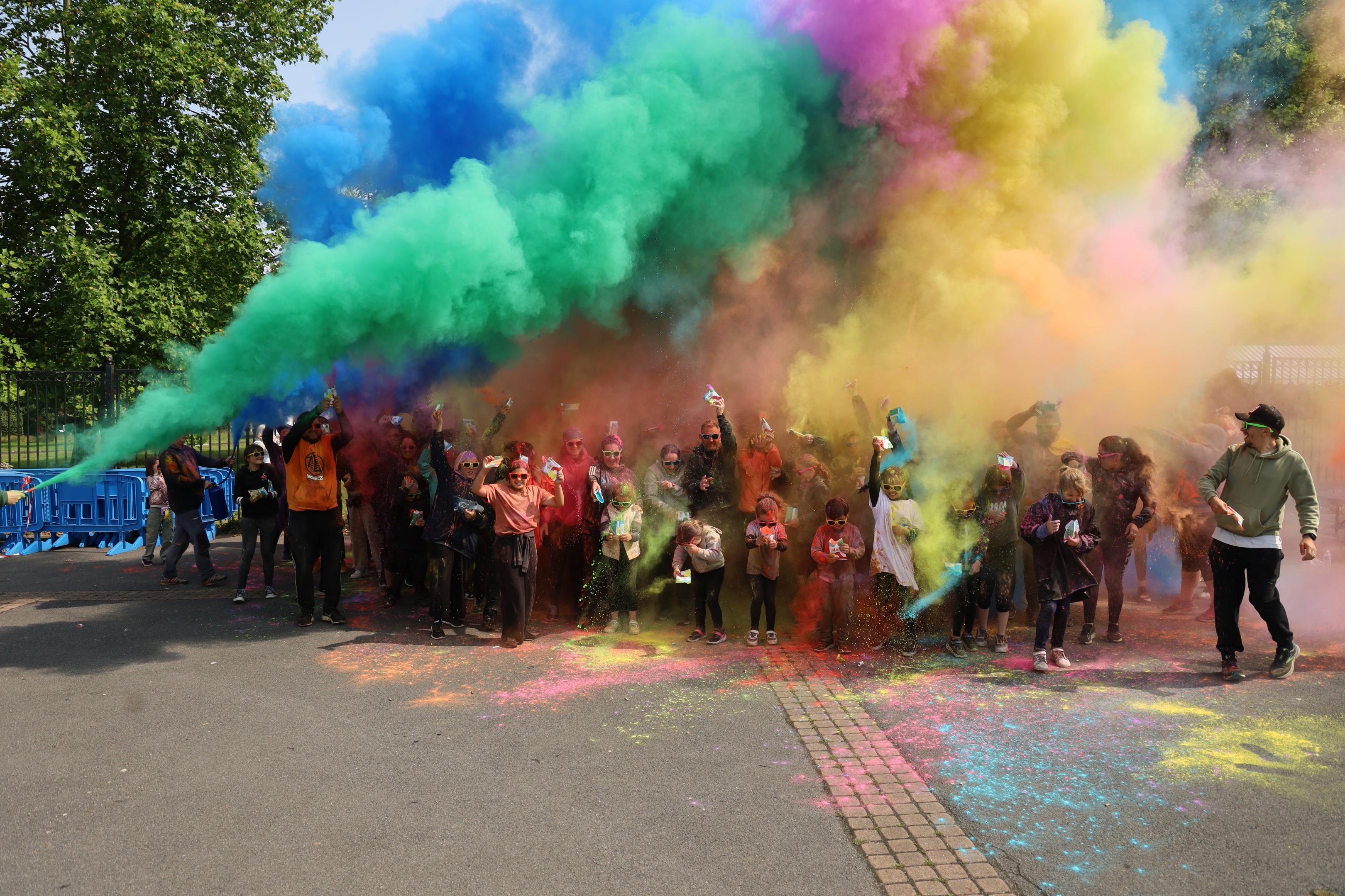 Marche folle "color run"